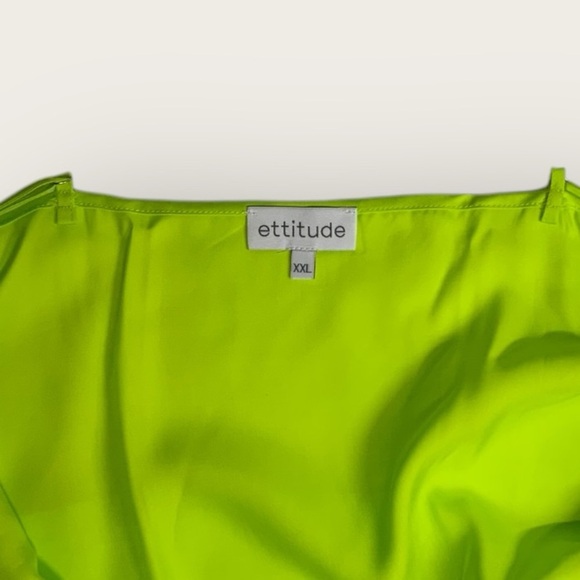 NWT | Ettitude | Signature Sateen Cami Top | Lime Green | Various Sizes - Picture 9 of 12